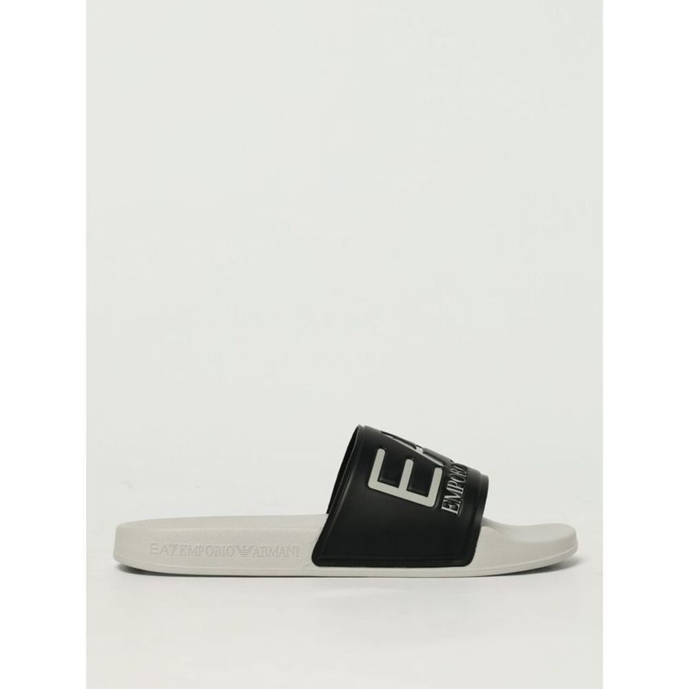 Ea7 Sandals Men Grey